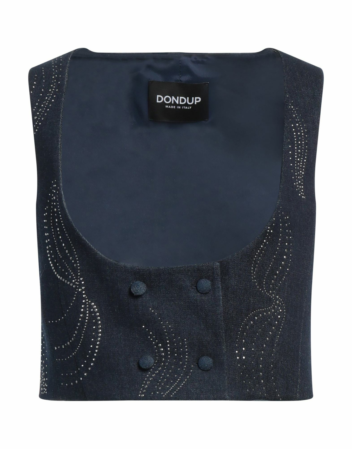 Dondup Womens Tailored Vest in Blue