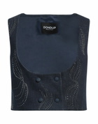 Dondup Womens Tailored Vest in Blue