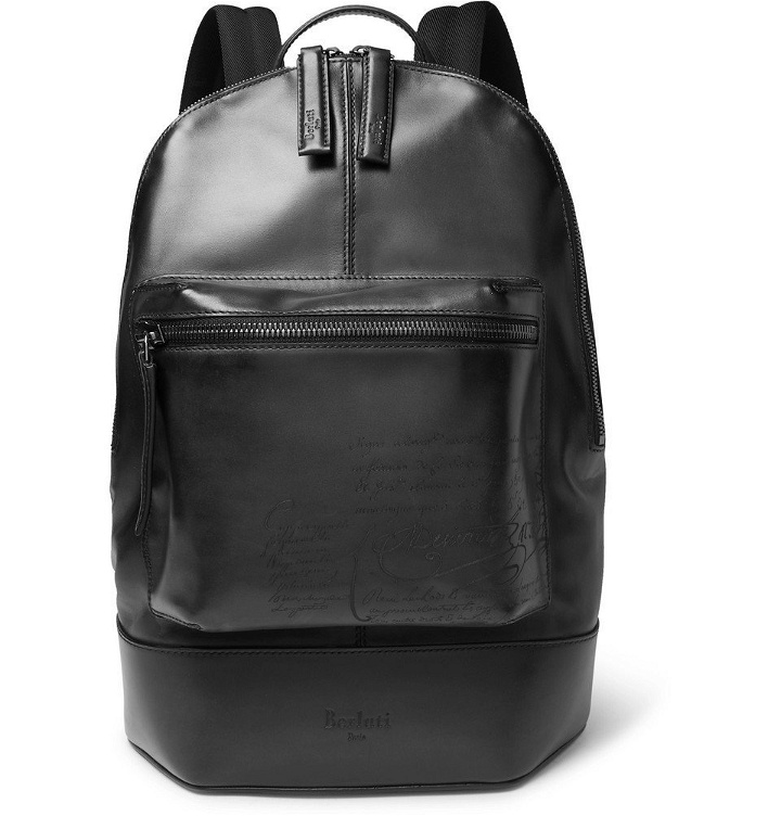 Photo: Berluti - Leather Backpack - Men - Black