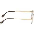 Fendi Gold 'Fendi Sky' Sunglasses
