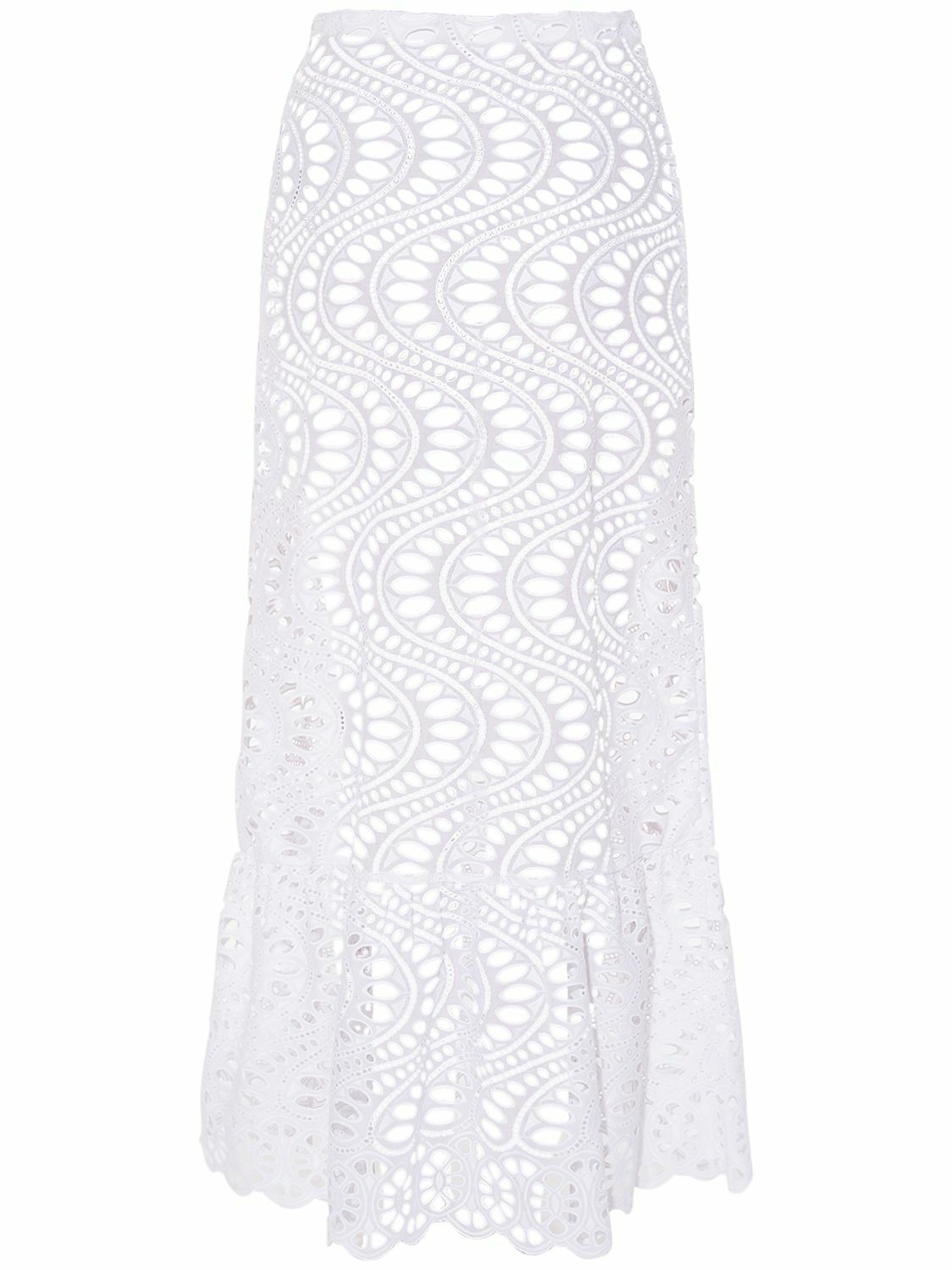 GIAMBATTISTA VALLI - Macramé Midi Skirt Giambattista Valli
