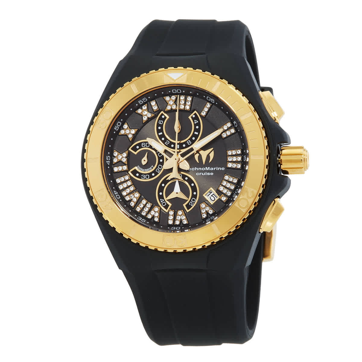 Technomarine Cruise Chronograph Quartz Black Mother of Pearl Dial