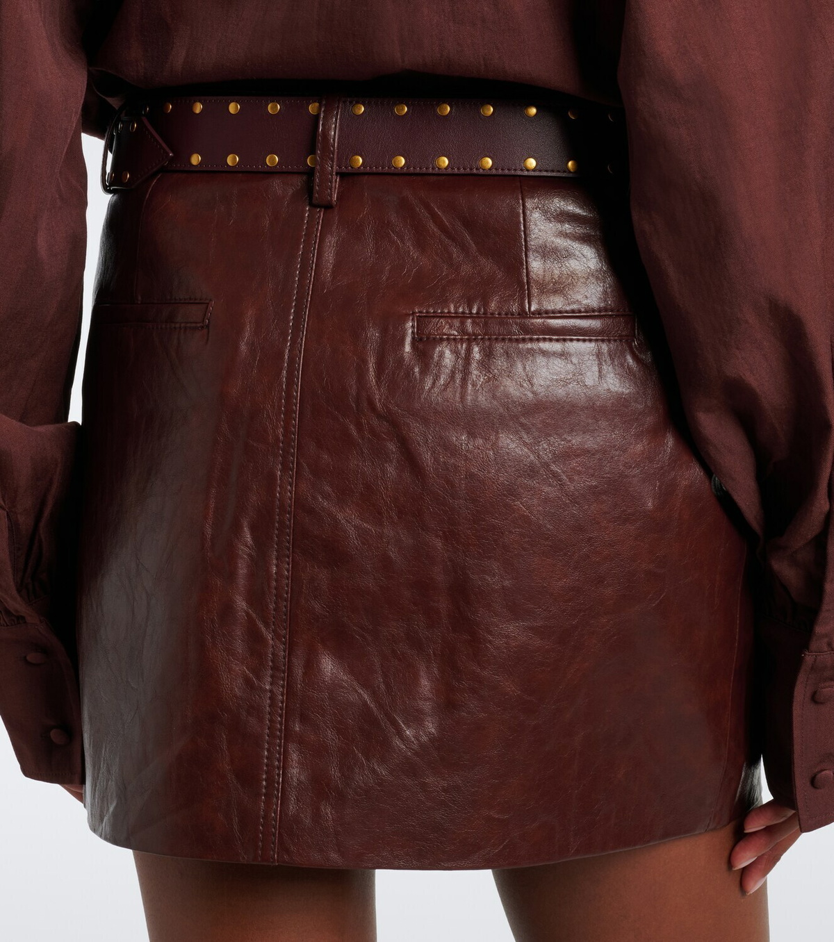 Xu Zhi Belted miniskirt