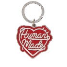 Human Made Men's Heart Keyring in Red