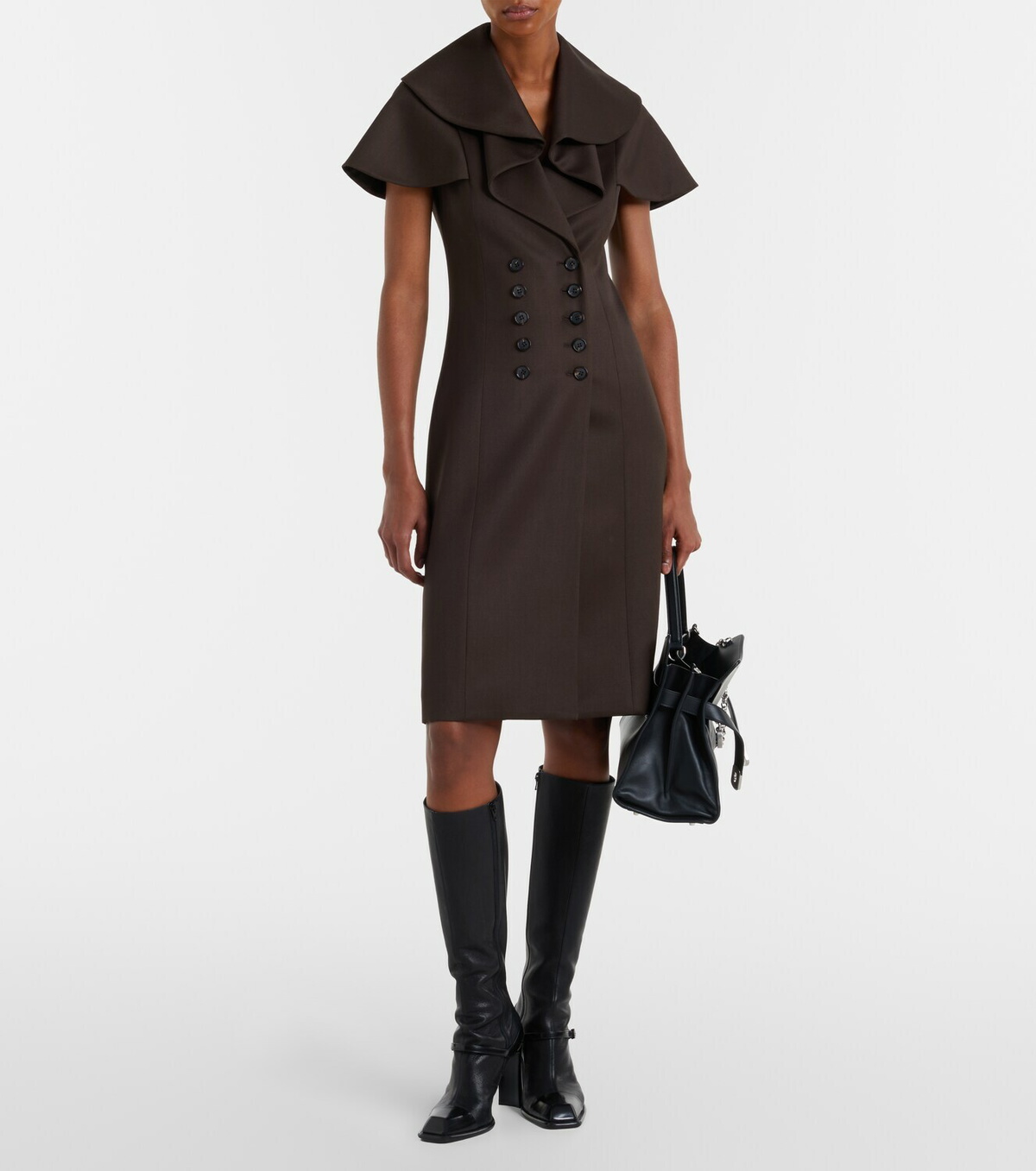 McQueen Niko leather knee-high boots