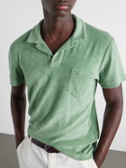 Orlebar Brown - Terry Cotton-Terry Polo Shirt - Green