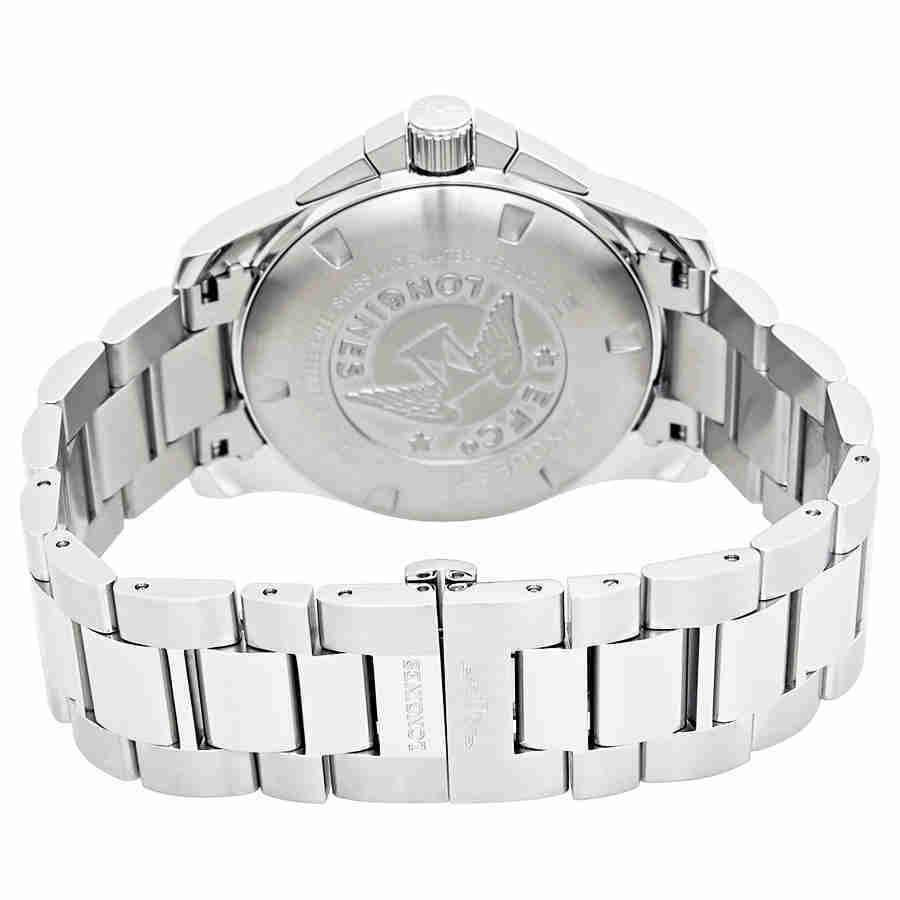 Longines Conquest Chronograph Silver Dial Mens Watch L38004766