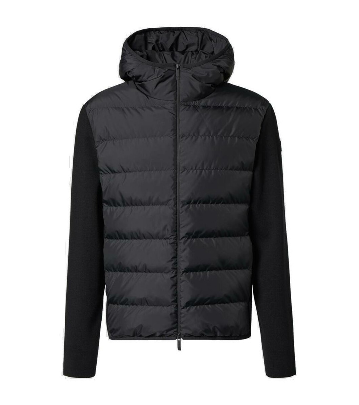 Photo: Moncler Down-paneled wool-blend cardigan