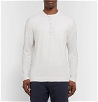 Massimo Alba - Cotton and Cashmere-Blend Henley T-Shirt - White