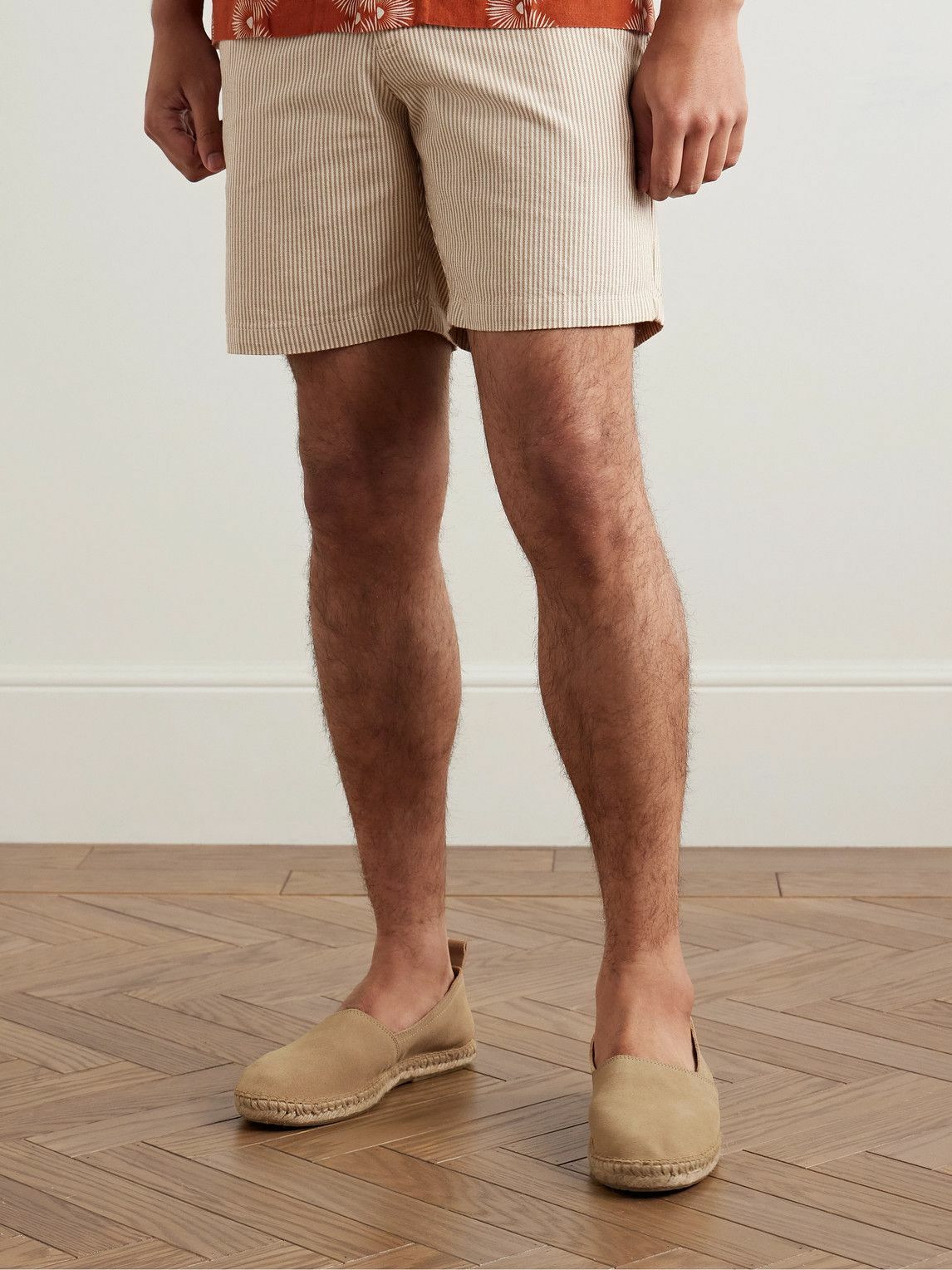 Frescobol Carioca - Helio Suede Espadrilles - Neutrals