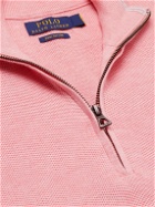 Polo Ralph Lauren - Logo-Embroidered Cotton Half-Zip Sweater - Pink