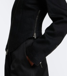 Alaïa Denim biker jacket