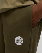 New Balance Hoops Essentials Fundamental Pant Green - Mens - Sweatpants