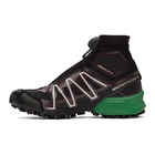 Salomon Black and Purple Snowcross Advanced Sneakers