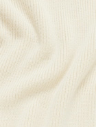 TOM FORD - Ribbed Wool and Silk-Blend Rollneck Sweater - Neutrals