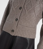 Altuzarra Amory cable-knit wool-blend cardigan