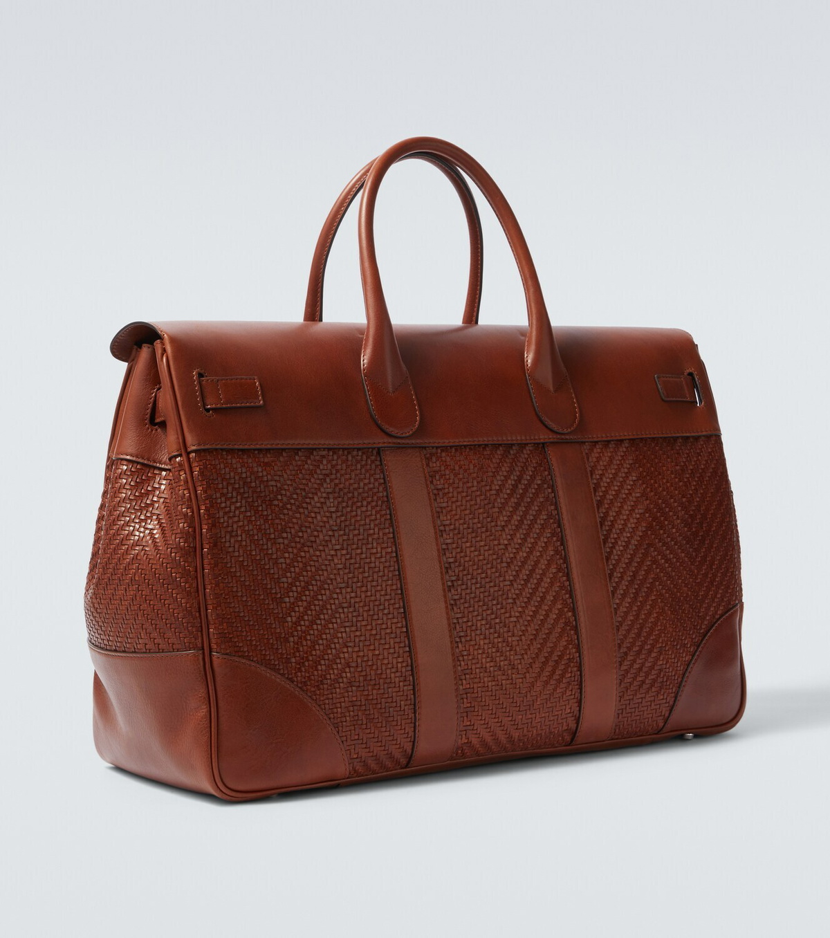 Brunello Cucinelli Country leather tote bag