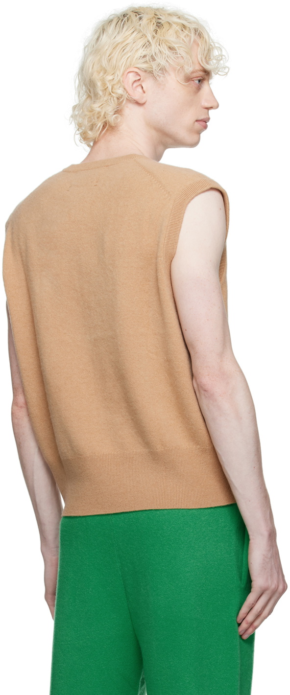 extreme cashmere Tan n°243 Spencer Vest extreme cashmere