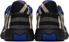 Burberry Black & Beige Check Terrace Sneakers
