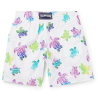 Vilebrequin - Moorea Mid-Length Printed Swim Shorts - White