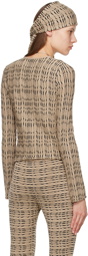 Conner Ives Beige Layered Blouse