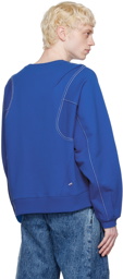 ADER error Blue A-Peec Sweatshirt