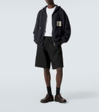 Jacquemus Torneo cotton fleece zip-up hoodie