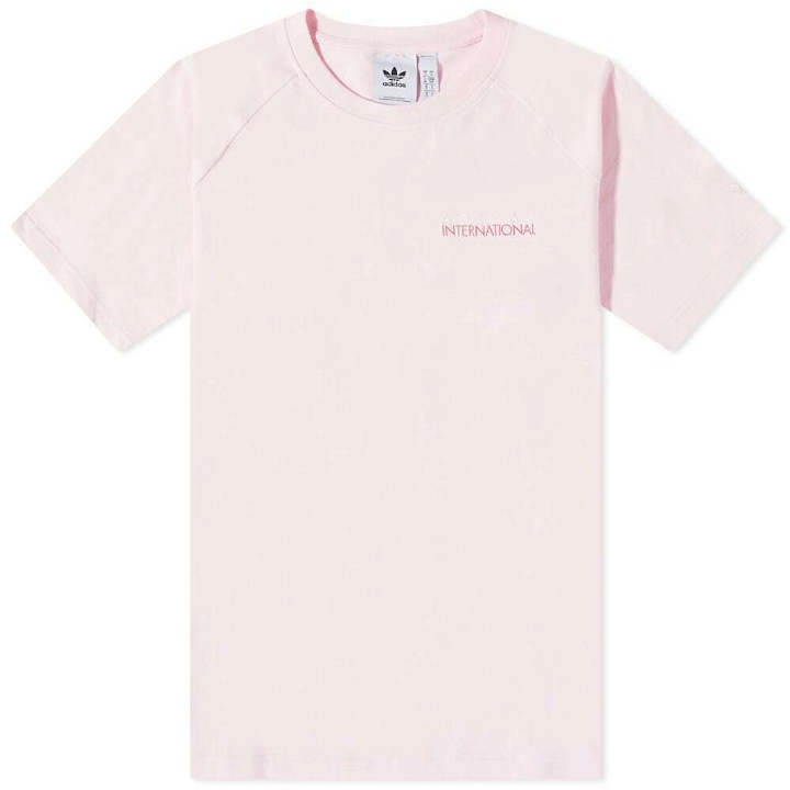 Photo: Adidas Men's Sports Club T-Shirt in Clear Pink