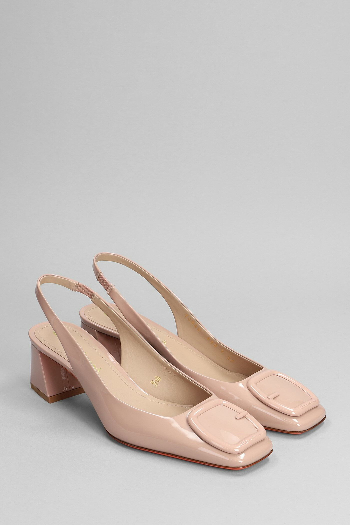 Santoni Medium Heel Slingbacks