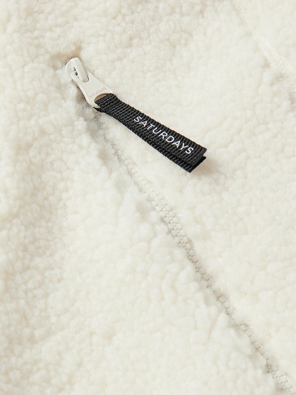 Saturdays NYC - Spencer Fleece Jacket - Neutrals