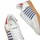 Dsquared2 Men's Boxer Sneakers in White/Blue/Red