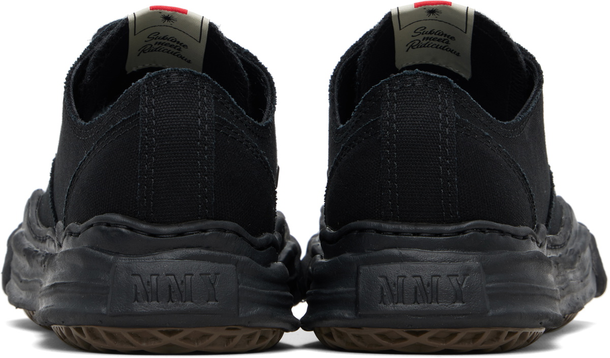 Maison MIHARA YASUHIRO Black 'Hank' OG Sole Canvas Low-Top Sneakers