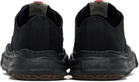 Maison MIHARA YASUHIRO Black 'Hank' OG Sole Canvas Low-Top Sneakers