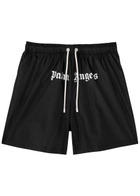 Palm Angels Logo-print Shell Swim Shorts Black