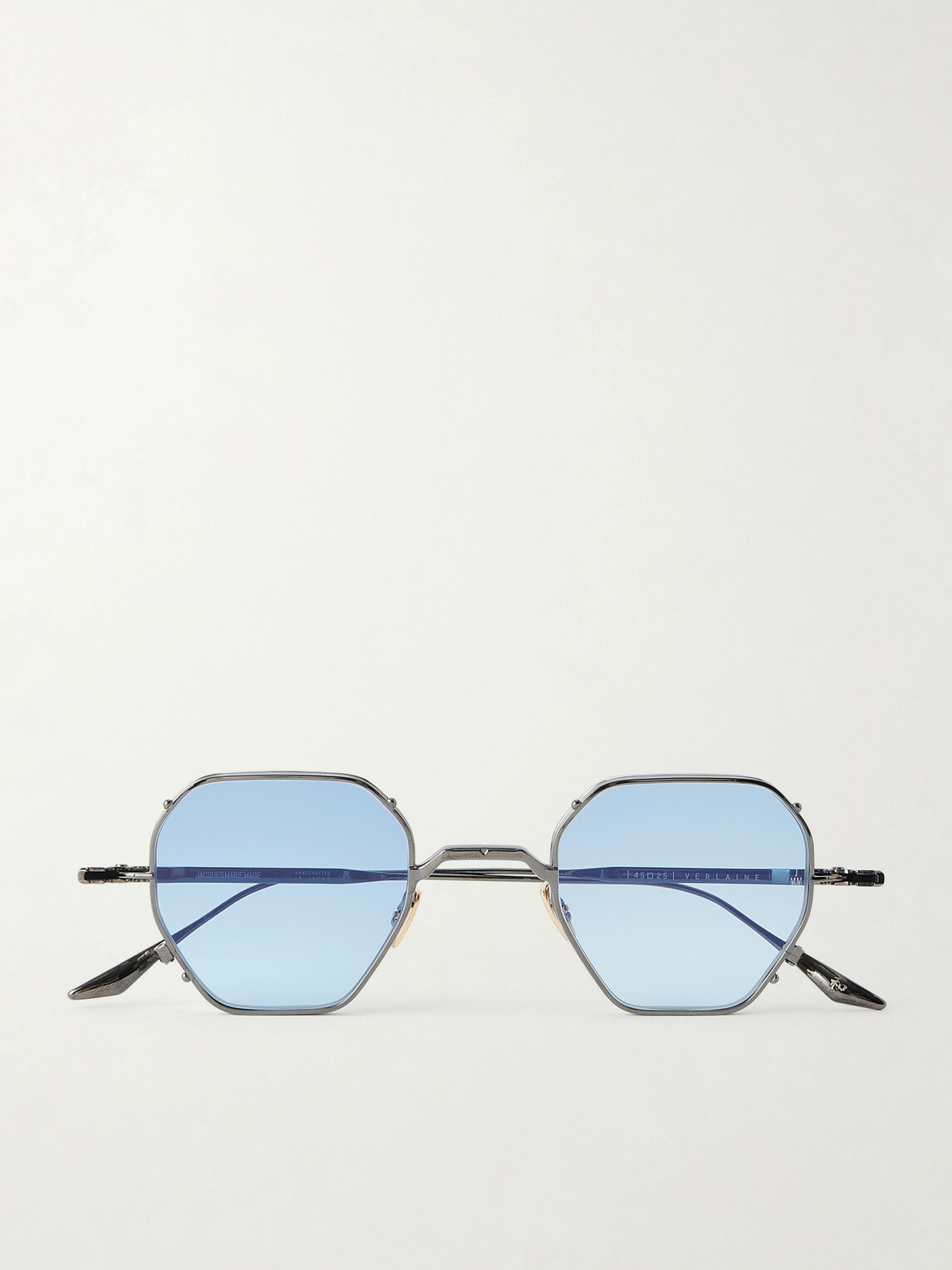 Jacques Marie Mage - Verlaine Round-Frame Metal Sunglasses