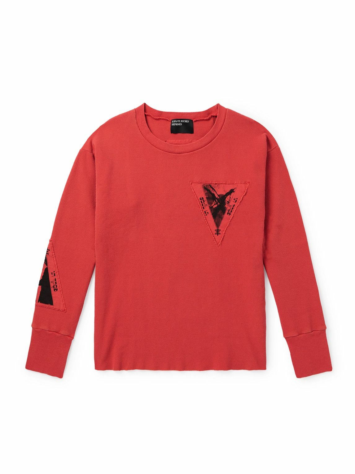 Enfants Riches Déprimés Beige 'The Drama of Opium' Crewneck Enfants Riches Déprimés Beige 'The Drama of Opium' Crewneck