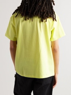 Abc. 123. - Logo-Appliquéd Cotton-Jersey T-Shirt - Yellow