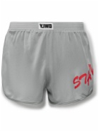 Y,IWO - Quad Printed Jersey Shorts - Gray