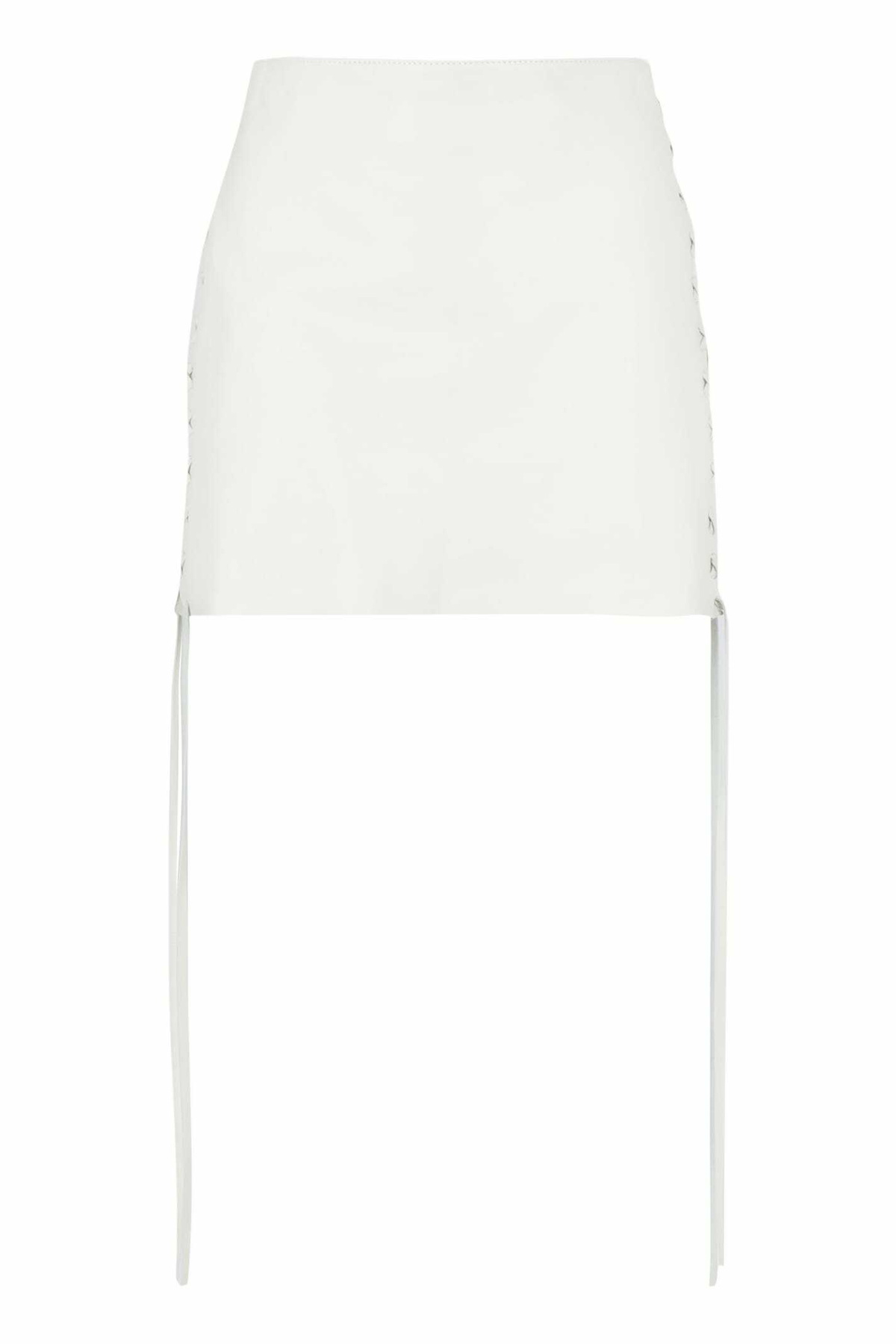 Salvatore Santoro Leather Mini Skirt