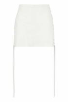 Salvatore Santoro Leather Mini Skirt