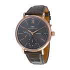IWC Portofino Hand Wind Grey Dial 18 kt Rose Gold Mens Watch 5101-04