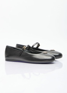 Prada Nappa Leather Ballerina Flats