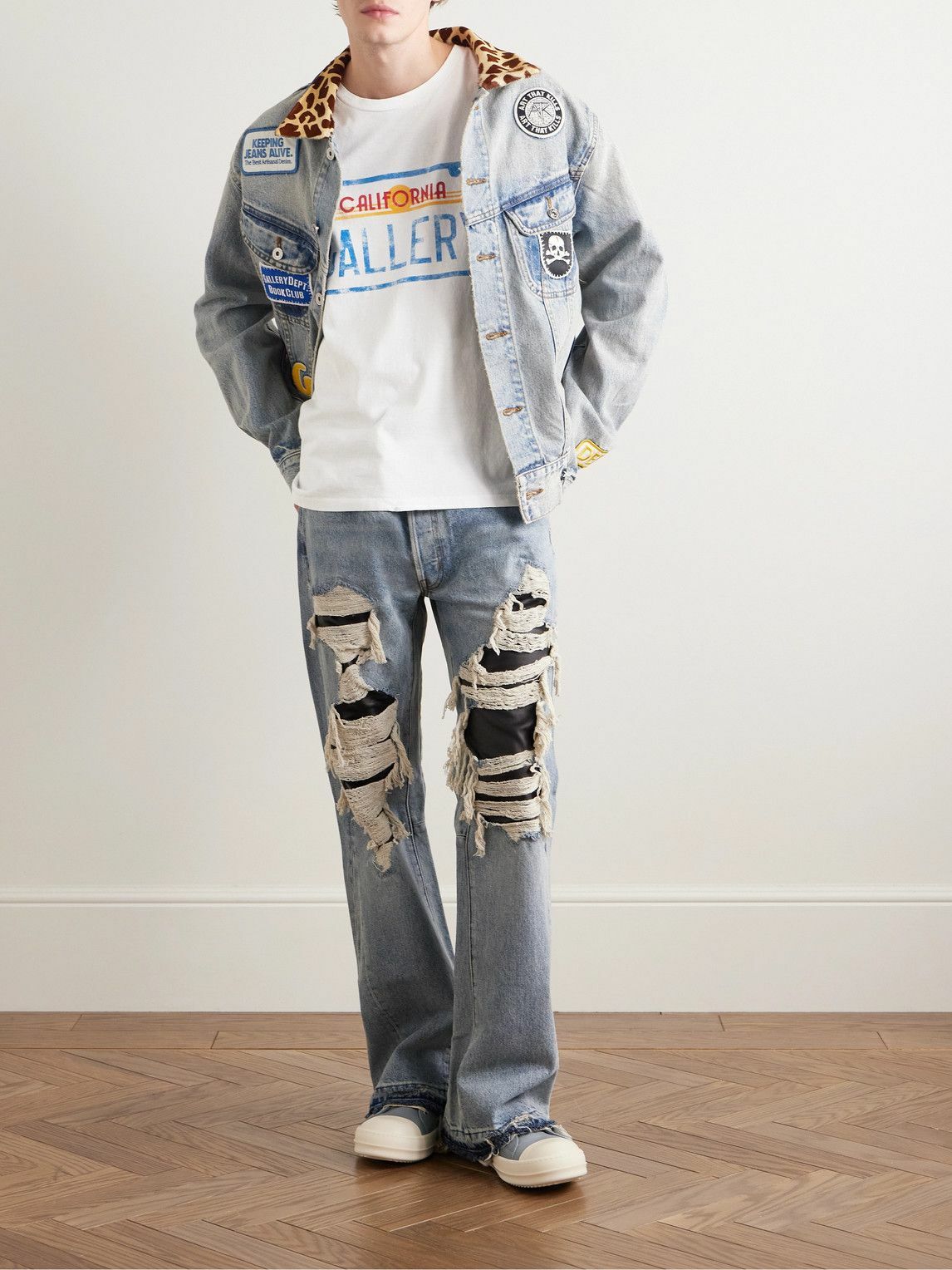 Gallery Dept. - Logo-Print Cotton-Jersey T-Shirt - White
