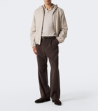 Agnona Wool, silk and cashmere polo sweater