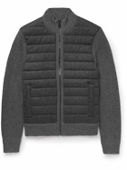 Polo Ralph Lauren - Padded Quilted Herringbone Wool and Cashmere-Blend Jacket - Gray