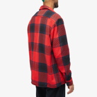 Wax London Men's Whiting Overshirt Patron Check in Red