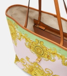 Versace Large printed canvas tote bag