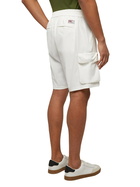 MC2 Saint Barth Off-white Technic Fabric Bermuda Shorts Deck
