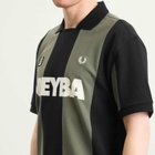 Fred Perry Men's Meyba Cut And Sew Polo Shirt in Black
