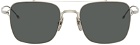 Thom Browne Silver TB120 Sunglasses